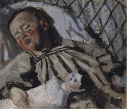 Jean Monet Sleeping, Claude Monet